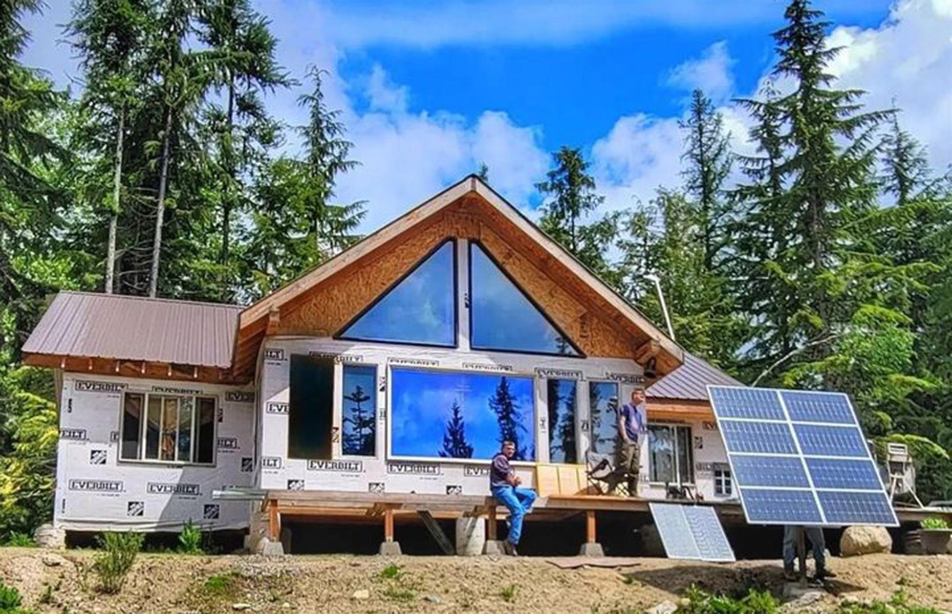 Una familia en las montañas del norte de Idaho
