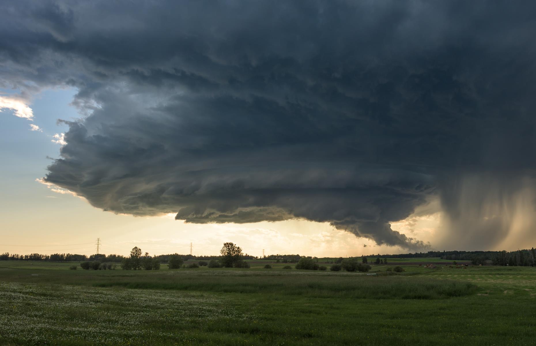 Supercell in Alberta, Canada