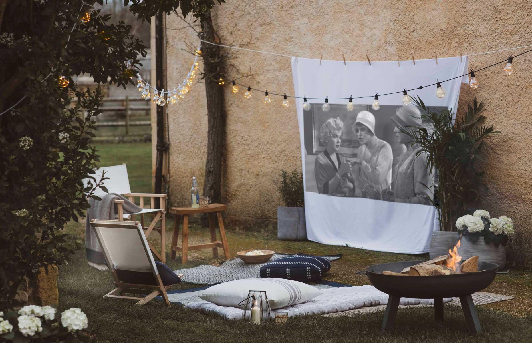 Throw an alfresco film night