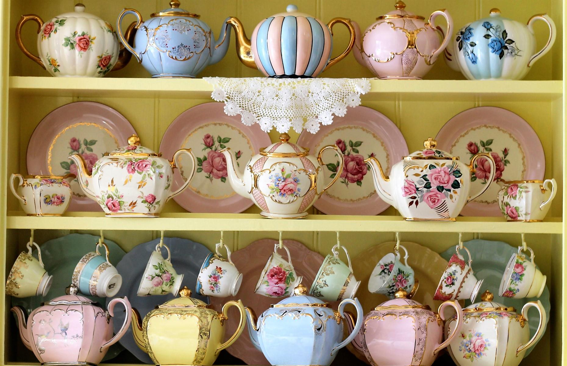 A china cabinet