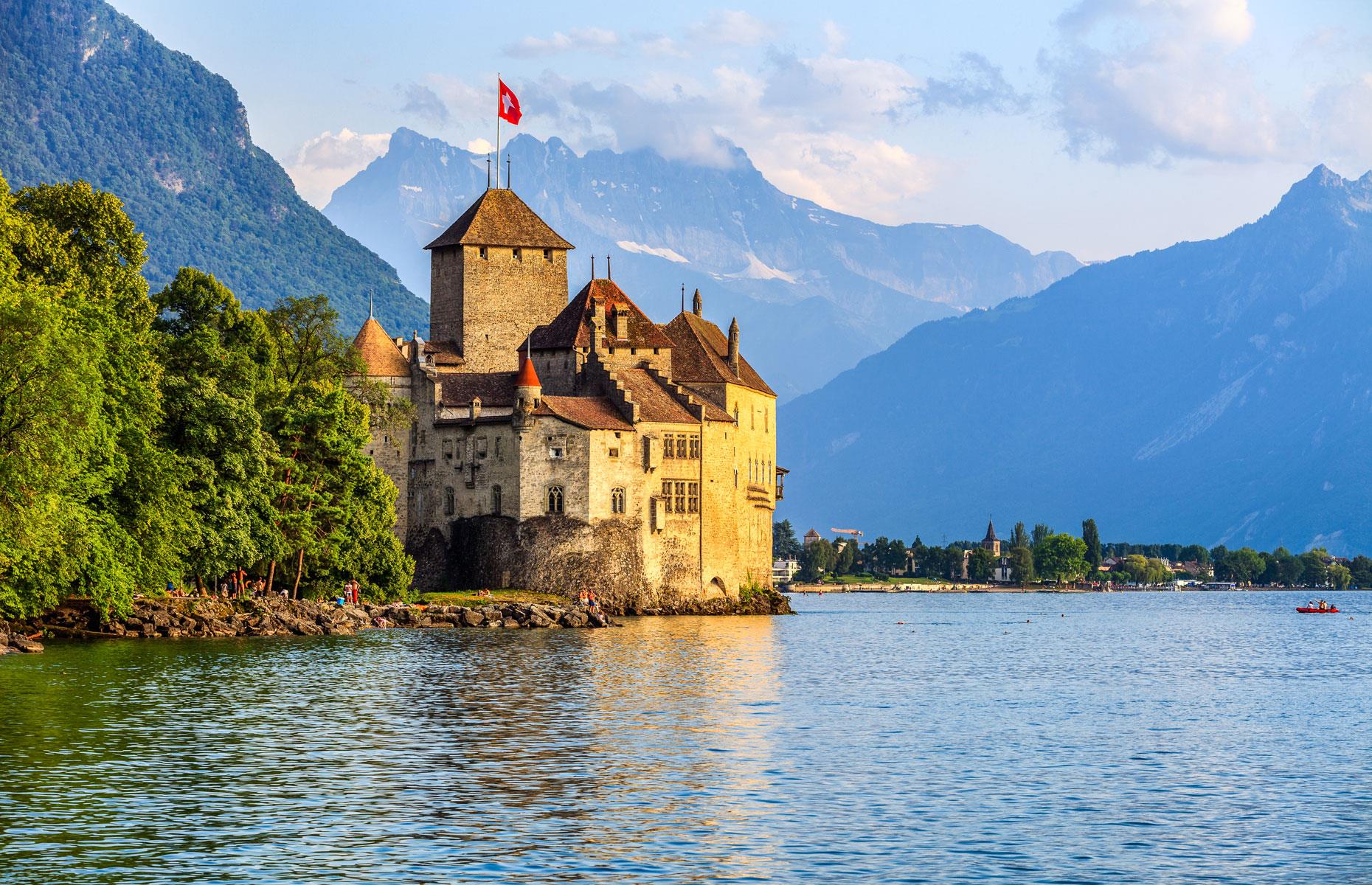 шильонский замок в швейцарии