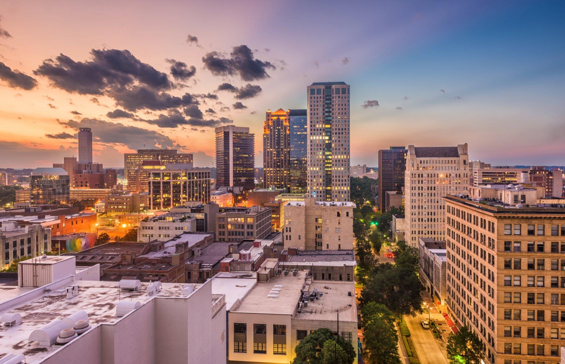 Most dangerous: 1. Birmingham, Alabama