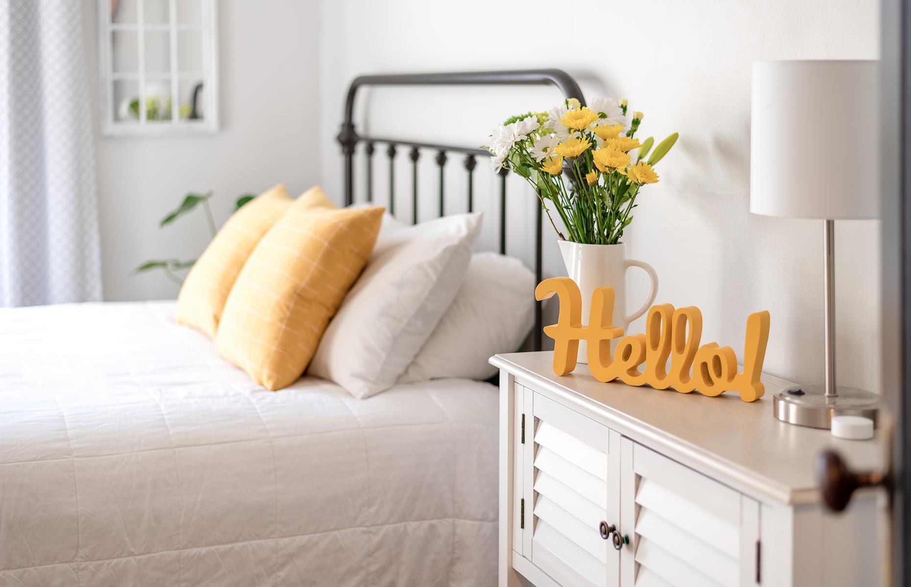 A dedicated spare bedroom
