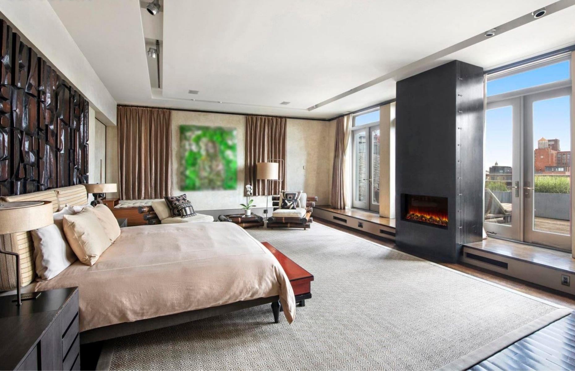 David Bowie's luxurious penthouse, New York, USA