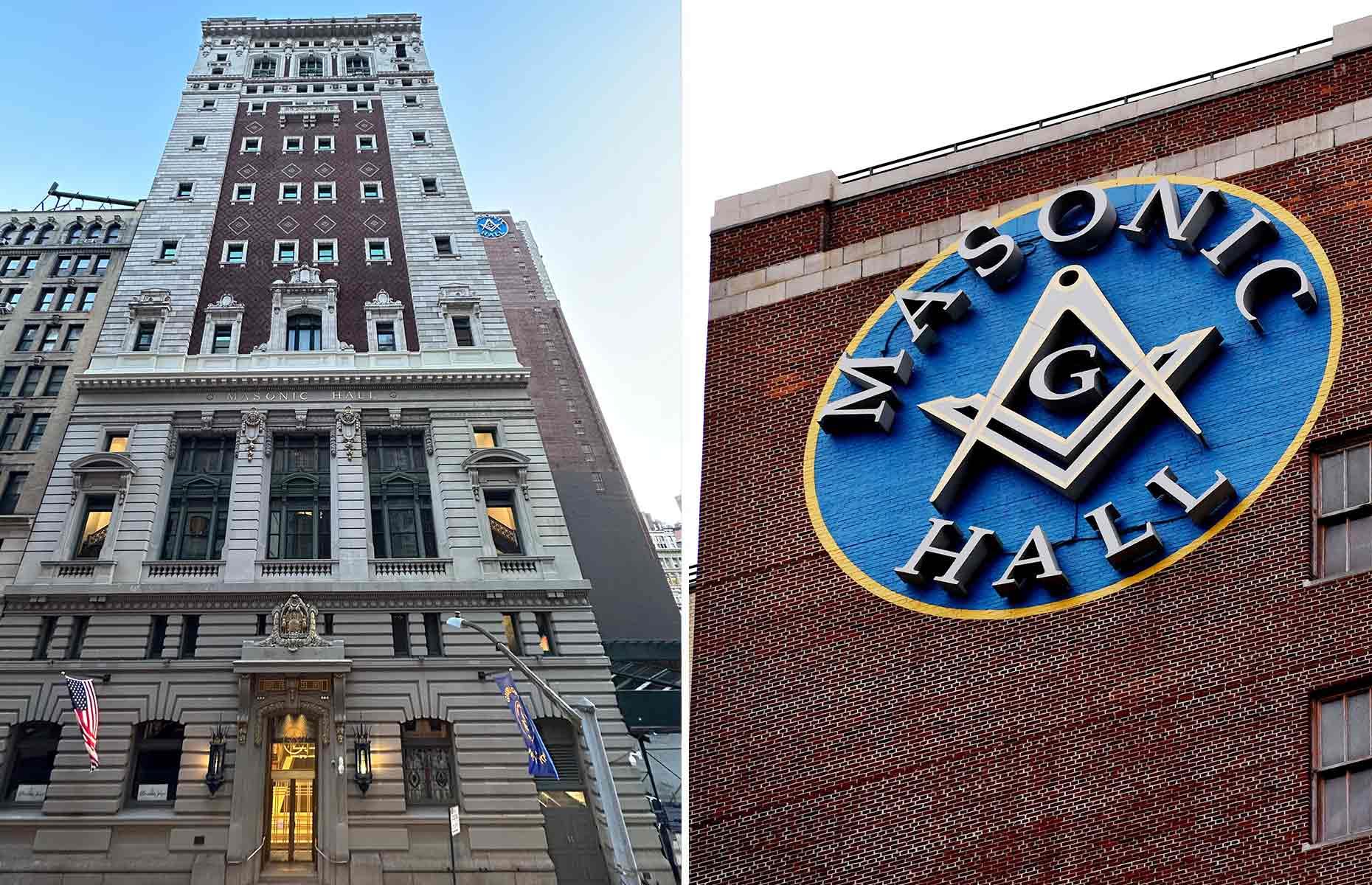 Masonic Hall NYC, New York, USA