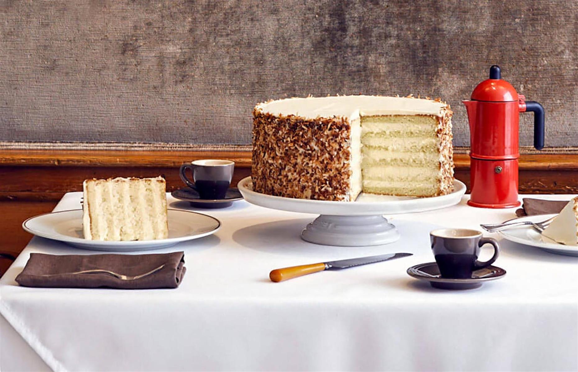 South Carolina: coconut cake