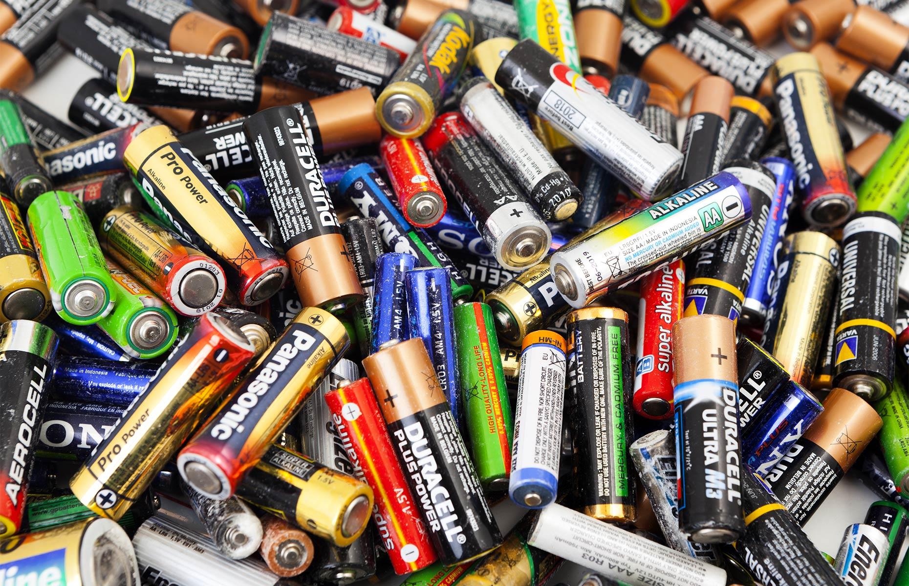 Dispose of old batteries