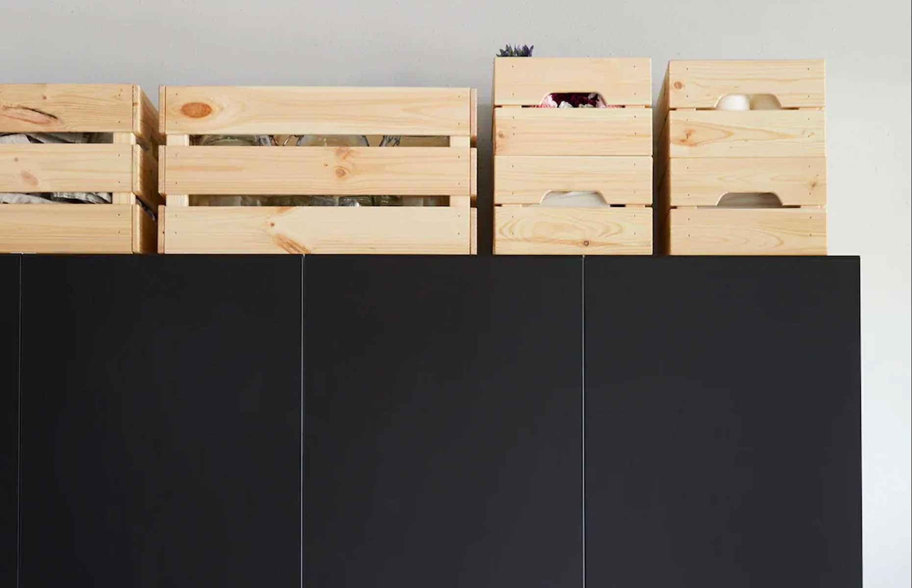 Use the kitchen cupboard tops