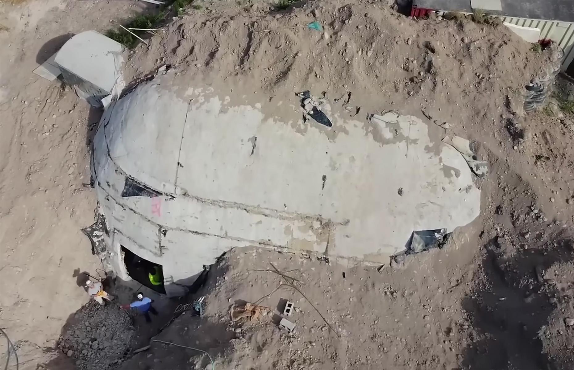 The 'cement igloo'