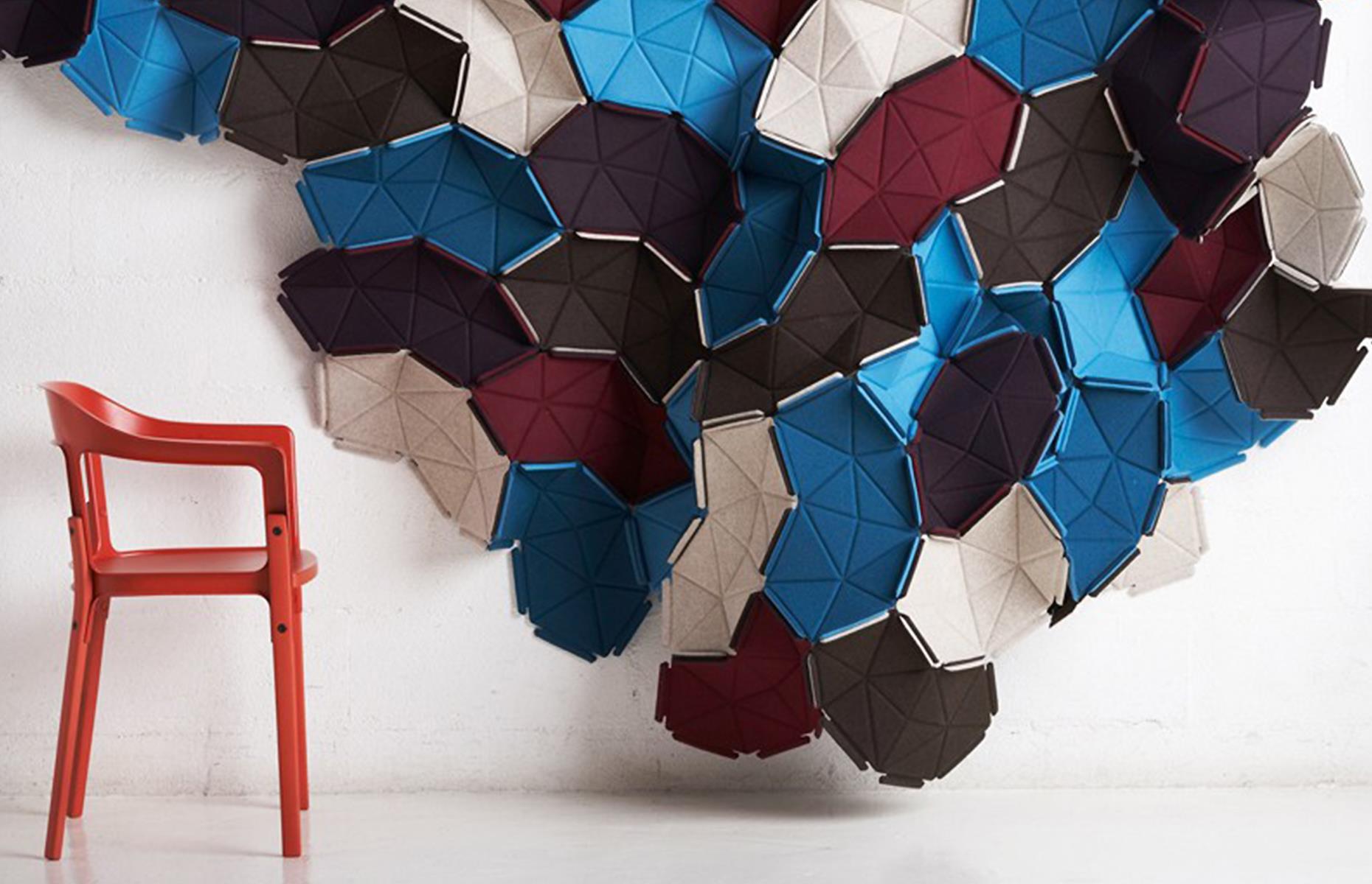 Hang a colourful felt cloudscape