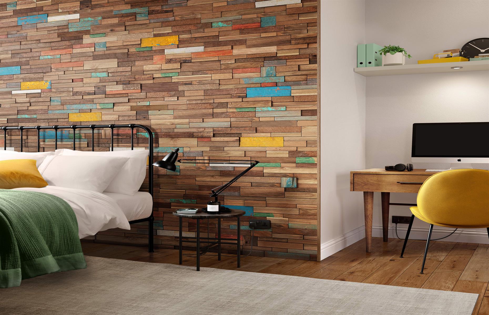 Try DIY pallet wall cladding