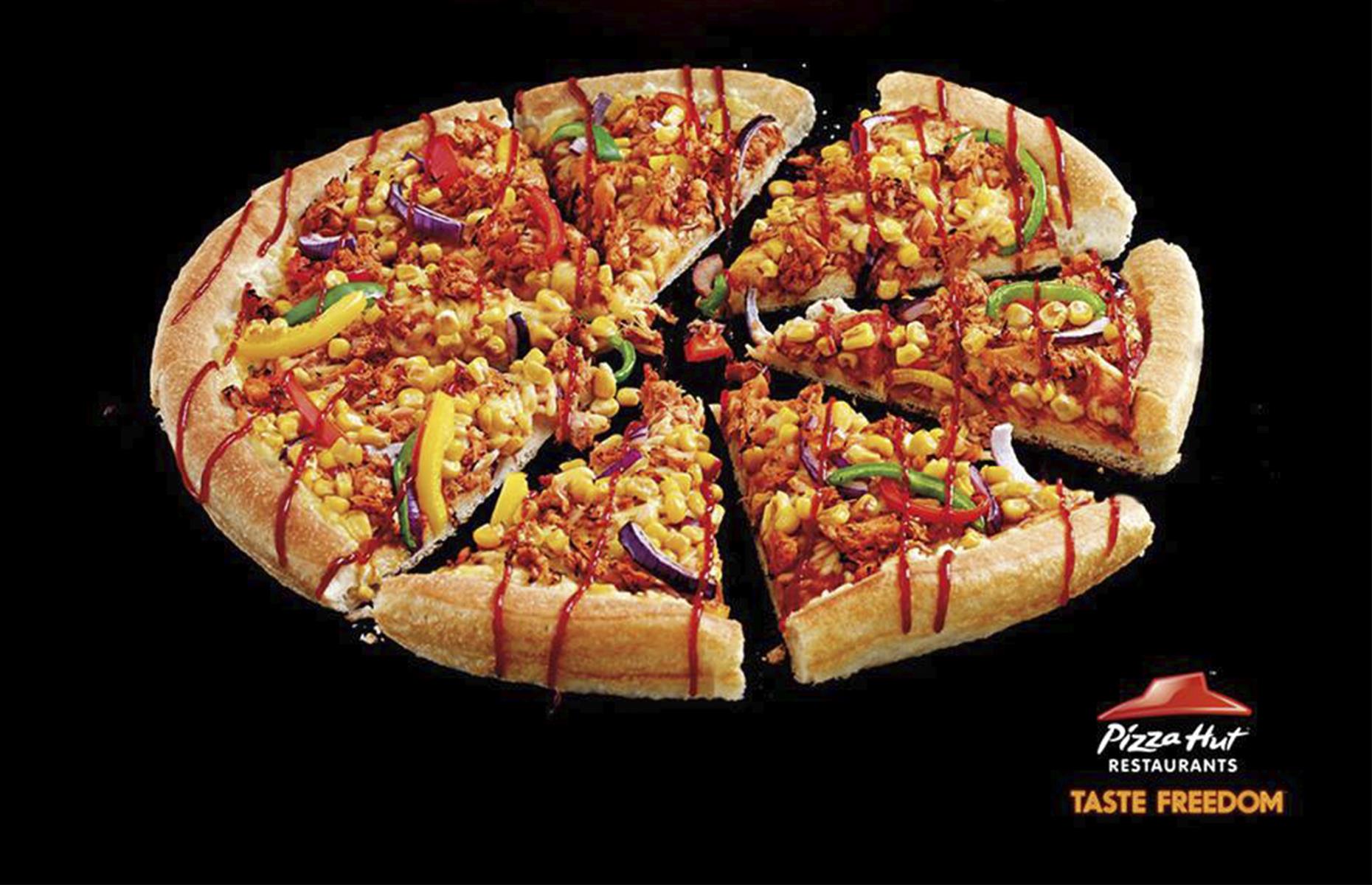 Vegan BBQ Jack ‘N’ Ch**se, Pizza Hut, UK
