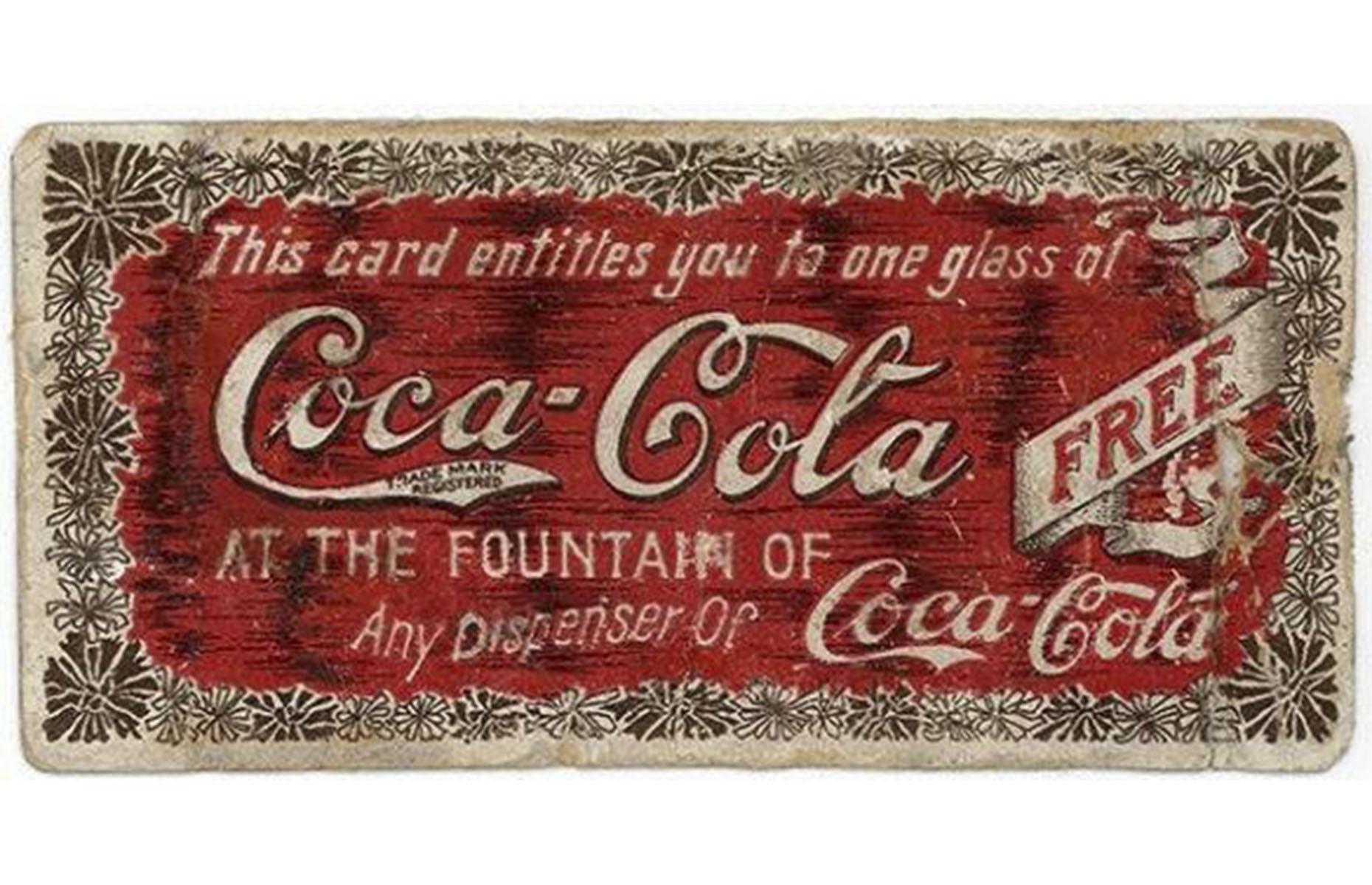 Coca-Cola was once given out for free