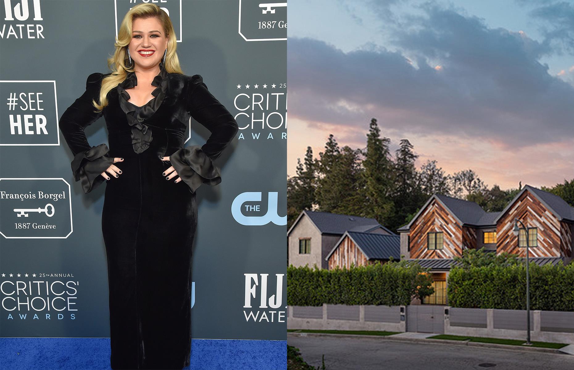 Kelly Clarkson's Encino mansion: $10 million (£8.1m) 