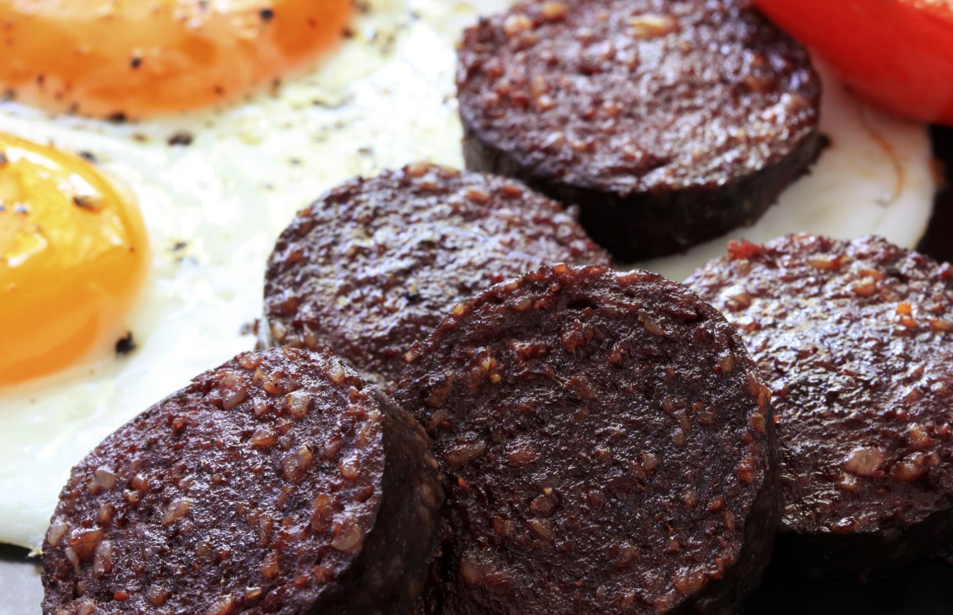 12. Black pudding, UK