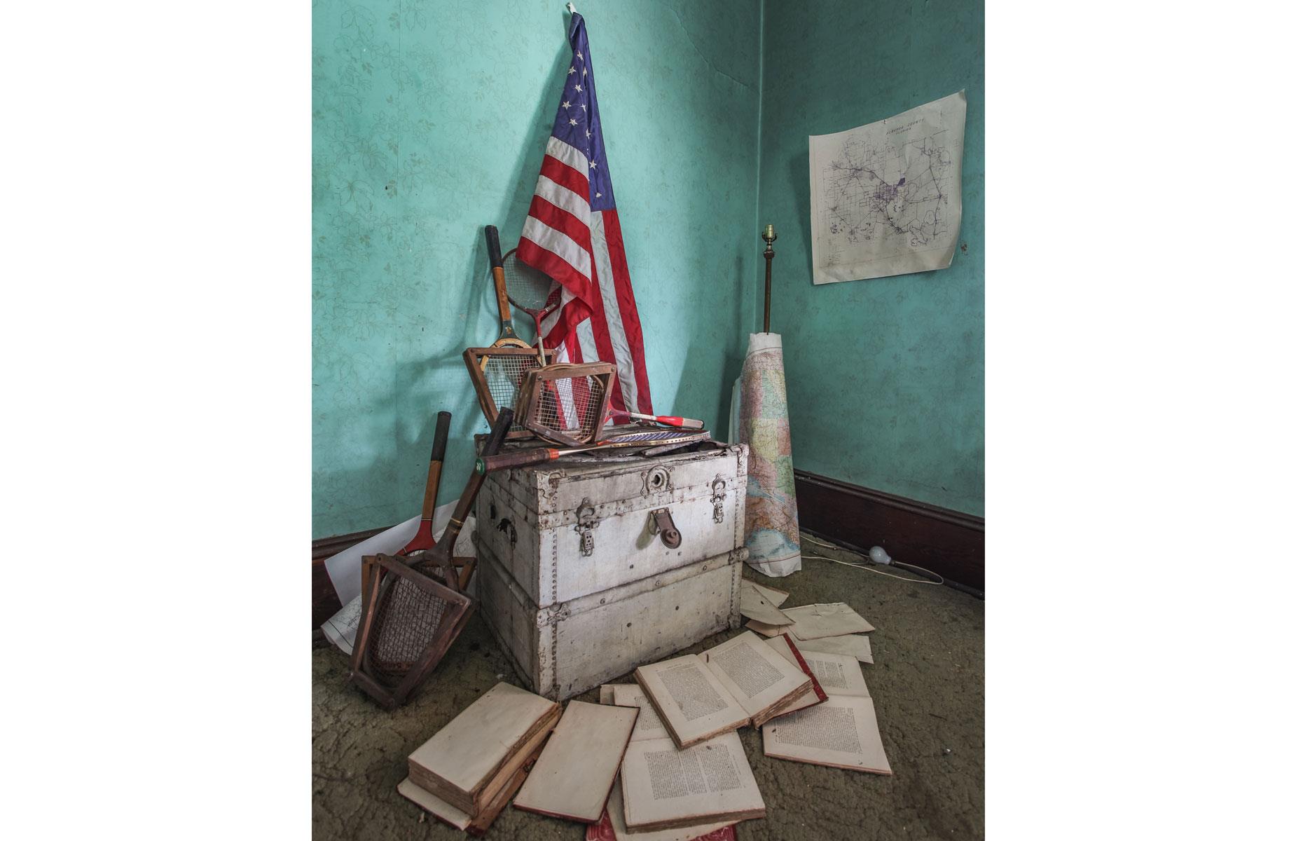Patriotic tableau