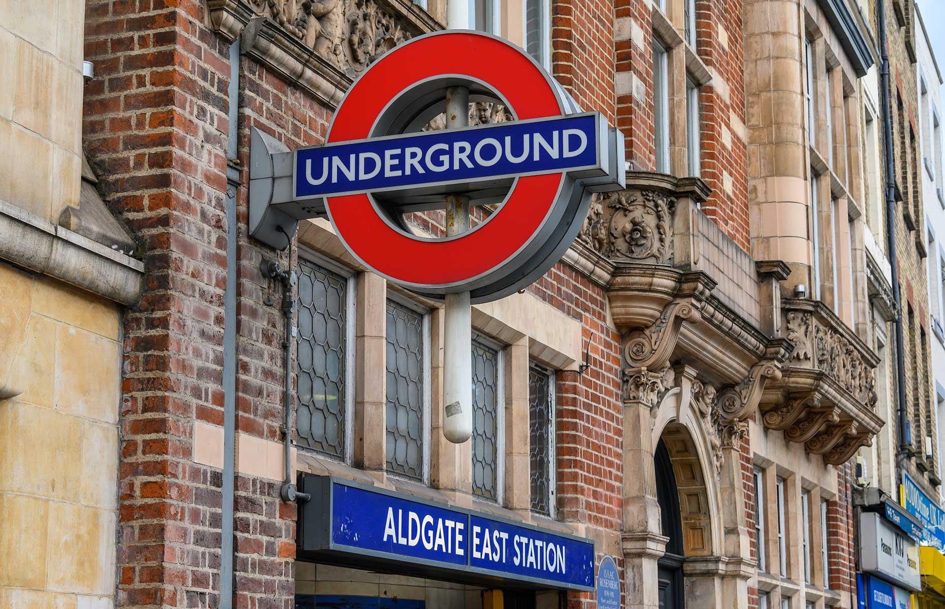 This isn't the original Aldgate East