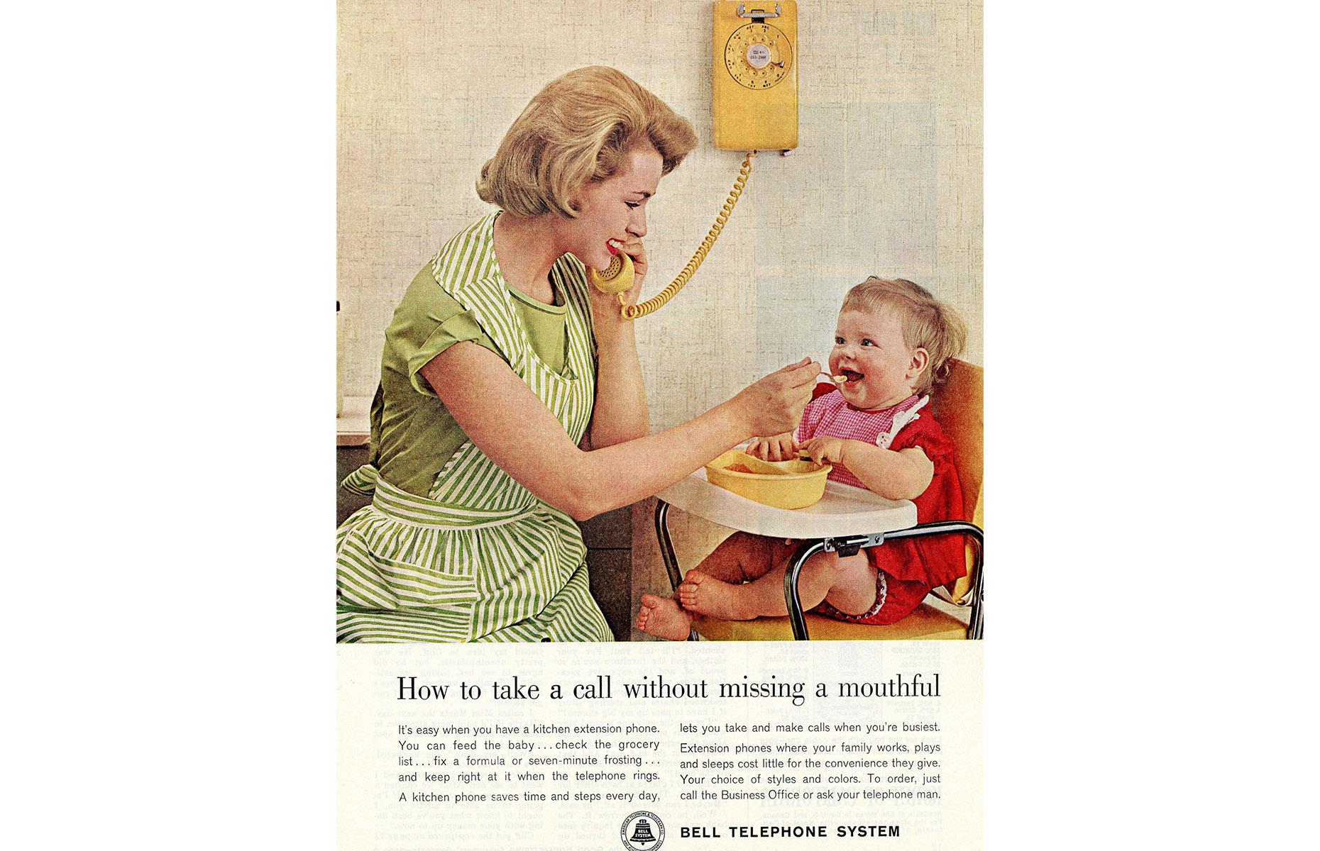 1963: Bell extension phones