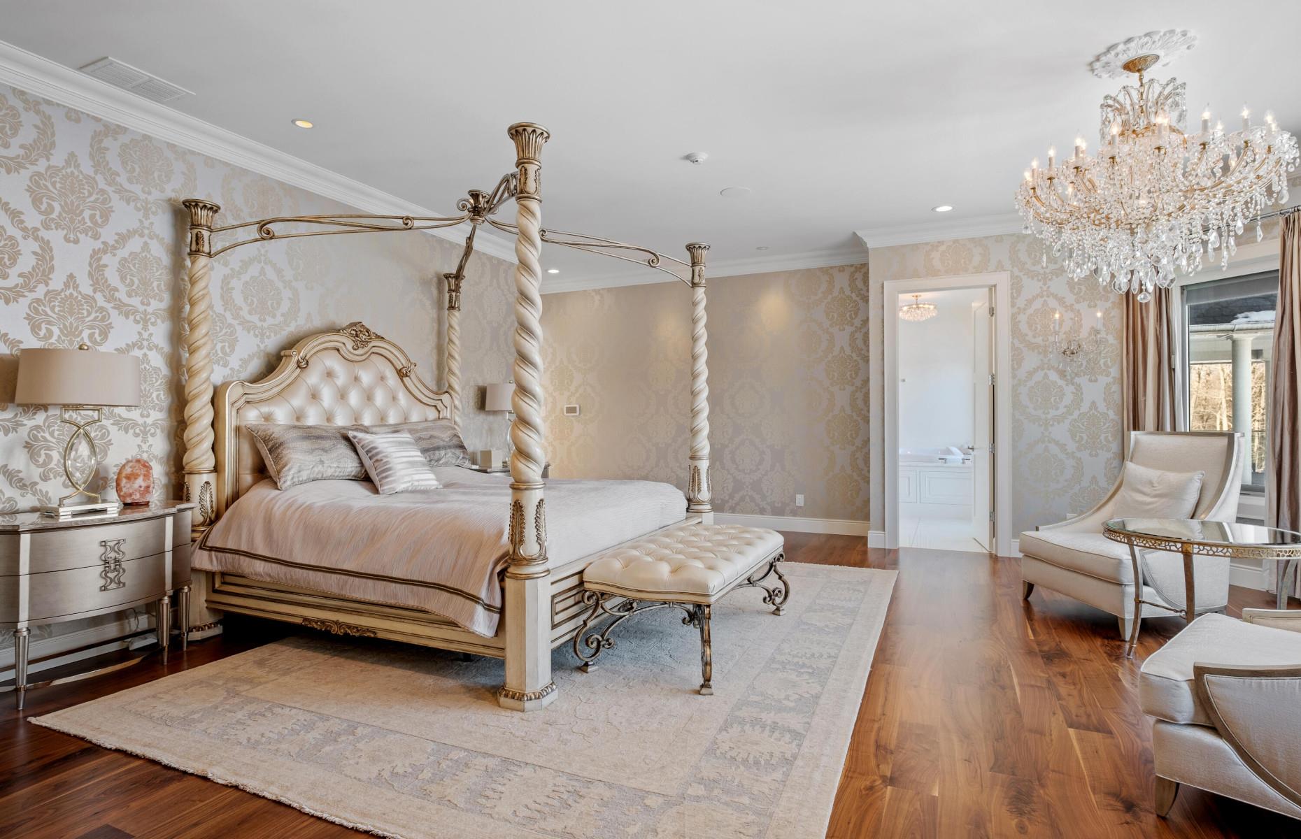 Second-floor master suite
