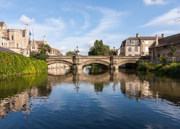 Explore scenic Stamford: England's finest stone town