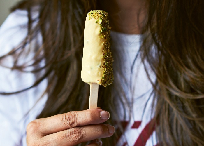 Mango and pistachio malai kulfi recipe