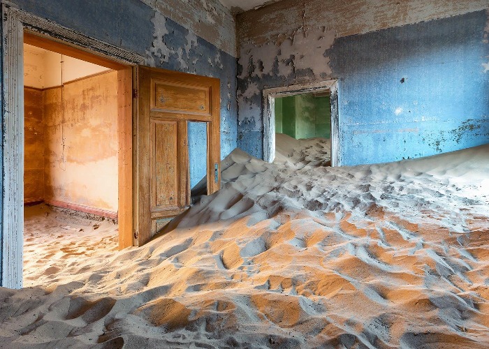 Diese Geisterstadt in der Wüste war einst eine deutsche Diamantenhochburg