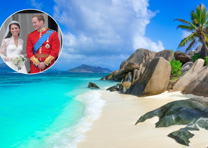 Honeymoons fit for a king: where the British royals began married life
