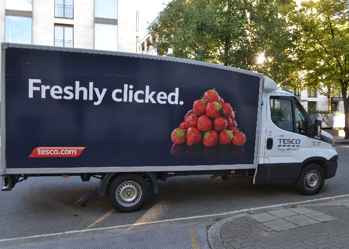 Tesco supermarket delivery slots prices