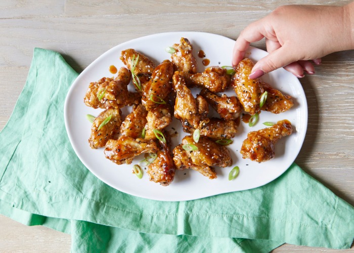Air fryer sweet and sour chicken wings recipe