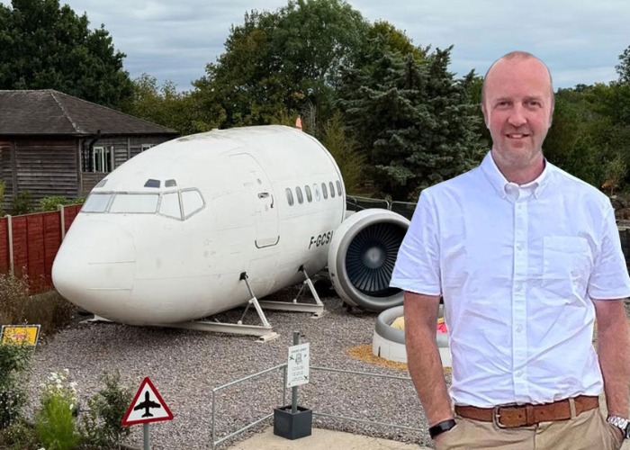 How one man turned an old plane into a dream home
