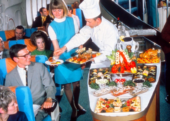 You won’t believe how fancy airline food used to be