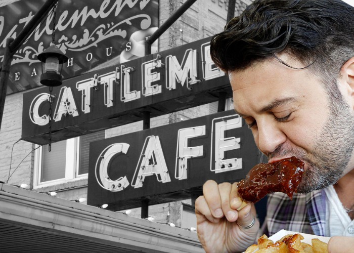 Which American state has the ultimate Man v. Food restaurant?