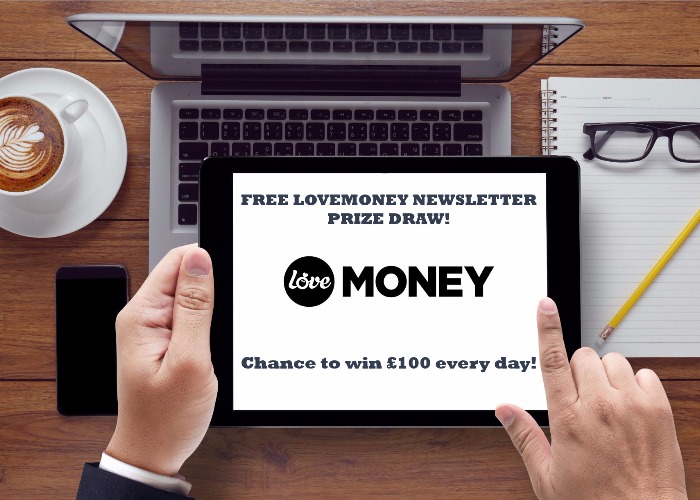 Free prize draw: how to win £100 daily with loveMONEY