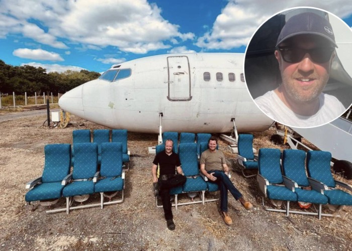 Upcycled aircrafts: Man converts £5k aeroplane into luxe home with HOT TUB