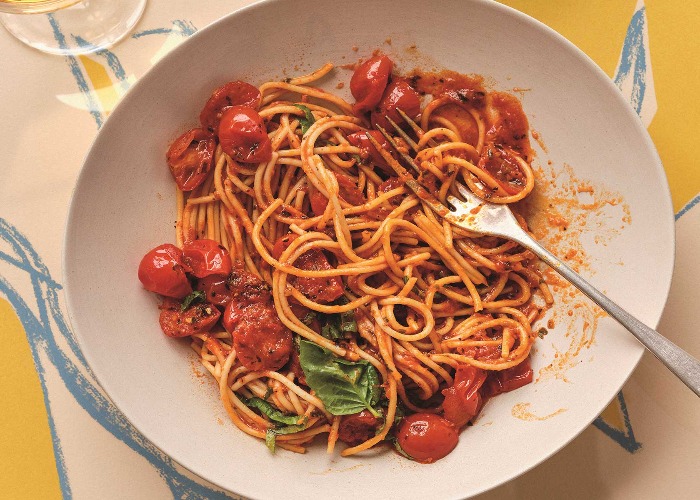 Harissa spaghetti recipe