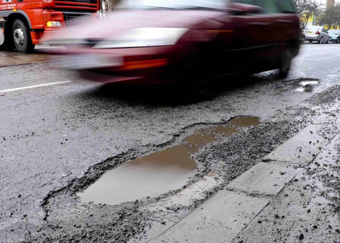 UK council spending revealed on road pothole repairs