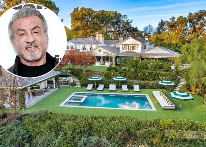 Pool party at Sly’s? Inside Stallone’s $21m Hidden Hills estate