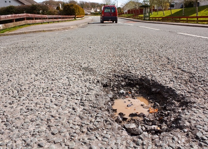 No money to repair potholes (Image:Shutterstock)