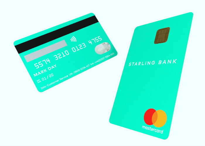 Starling Bank's vertical debit card: contactless payments ...