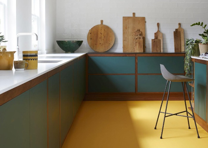 Linoleum Flooring in the Kitchen