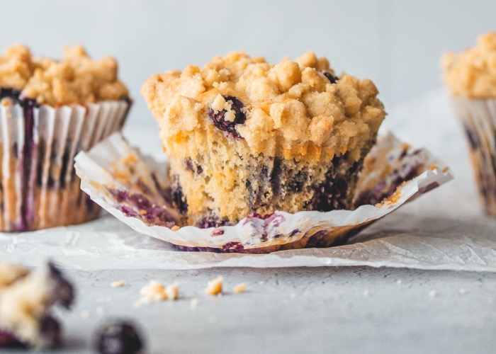 Edd Kimber's bakery-style blueberry muffins recipe