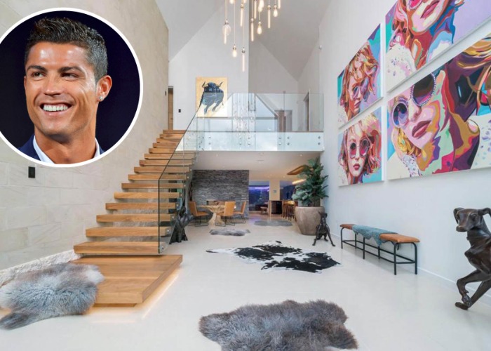 Inside Cristiano Ronaldo's Jaw-Dropping $7.4 million Luxury Manchester Home