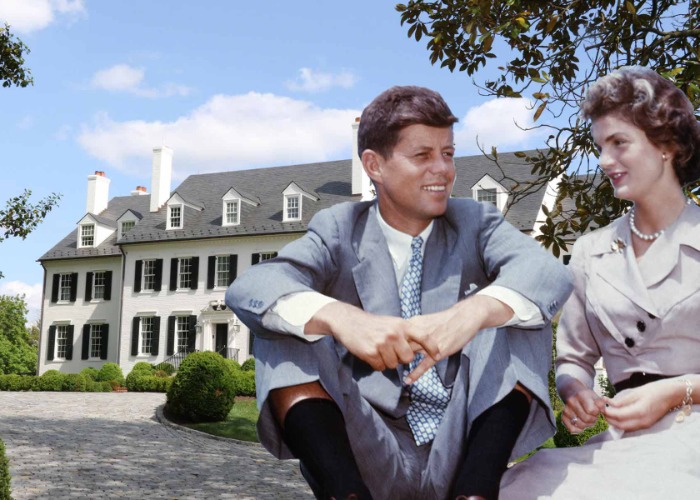 Step inside the extraordinary homes of JFK and Jackie Kennedy