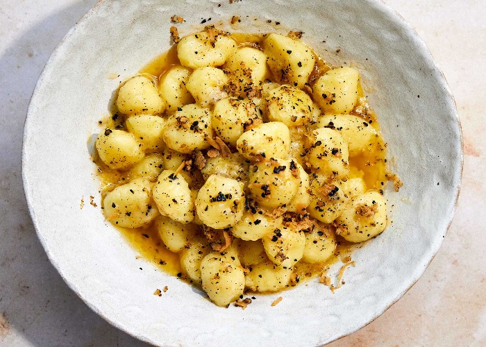Gnocchi with truffle butter recipe
