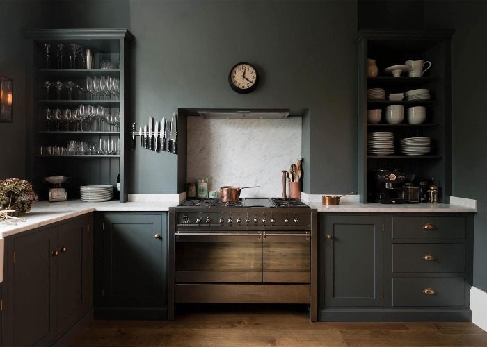 Dark Kitchens Black Navy And Dark Grey Kitchen Ideas