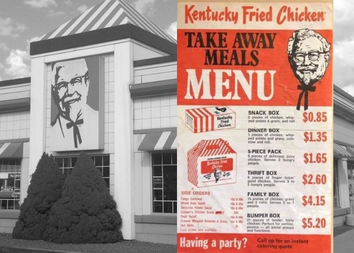 20 retro photos that show fast food menus through the years