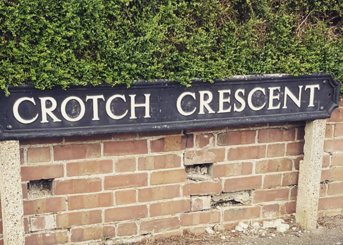 Could you live on Crotch Crescent? Naughty place names around the world