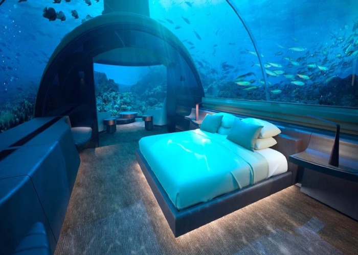 See inside 10 incredible underwater hotel rooms worth diving into