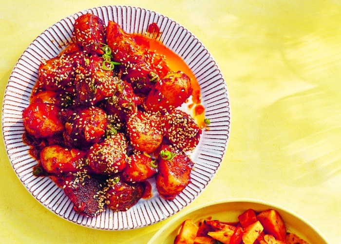 Manchurian honey potatoes recipe