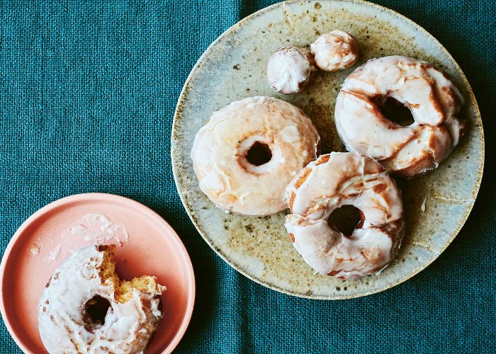 Sage sour cream doughnuts recipe